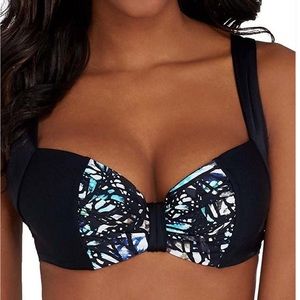 NWT Panache Annalise Balconnet Butterfly Bikini Top 34F